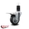 Service Caster 3.5'' Thermoplastic Rubber Swivel 1-5/8'' Expanding Stem Caster Total Lock Brake SCC-EXTTL20S3514-TPRB-158 - alternate 4
